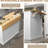 Kitchen Island With Adjustable Storage Space - White, 2 Drawers, Shelves On Wheels Folding Leaf For Dining Room