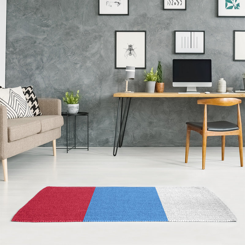 Tapis rouge football rouge/bleu/gris tennessee, Rectangle 3 pi x 5 pi, Oui
