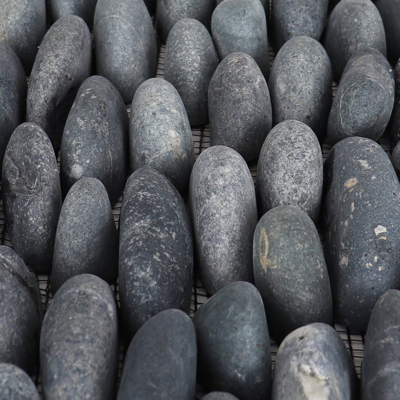 Stone Wall Tiles - 10 Pack, Stacked Black