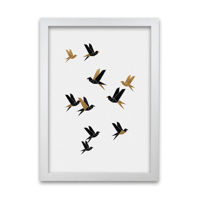 Orara Origami Birds Collage I - Print