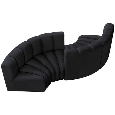 Iyra Upholstered Curved Sectional Reversible