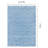 Fresno Blue Cream Abstract Chain Link Area Rug-102211060