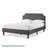 Mavn Tufted Upholstered Platform Bed, Dark Gray-234384832