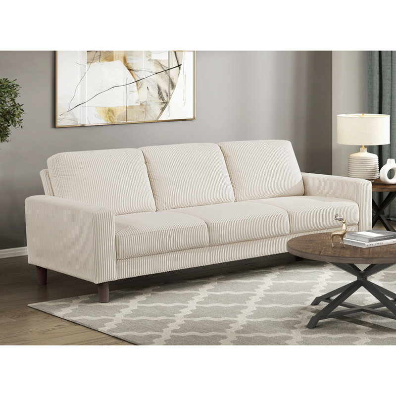 Ensemble de canapé moderne et moderne 2 pièces Canapé confortable, Beige