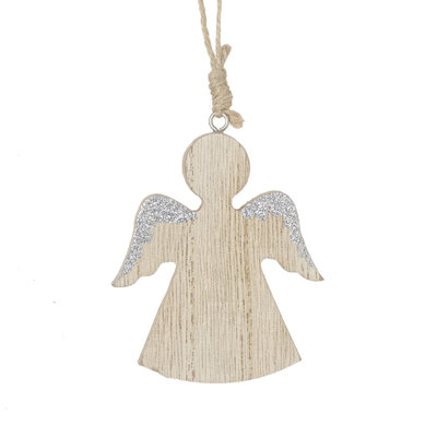 8cm Wood Hanging Figurine Ornament