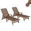 Ensemble de 2 chaises longues d'extérieur-130678091