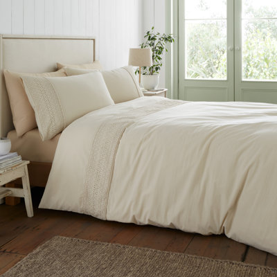 Broderie Anglaise Duvet Cover Set