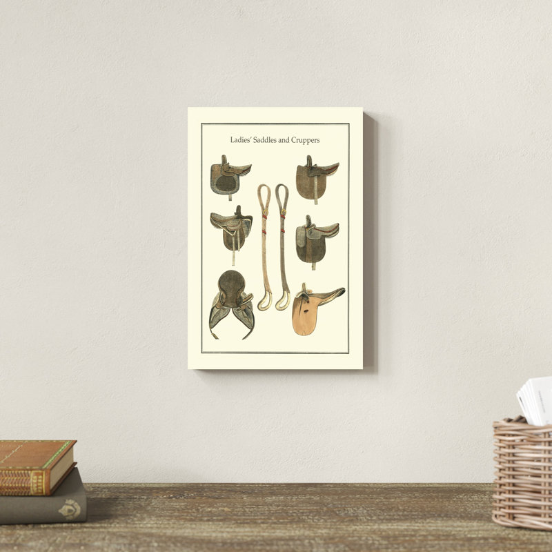 " Ladies Saddles " by Vision Studio, 12" H x 8" W