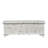 Geometric Carved Solid Wood Storage Ottoman-331449314