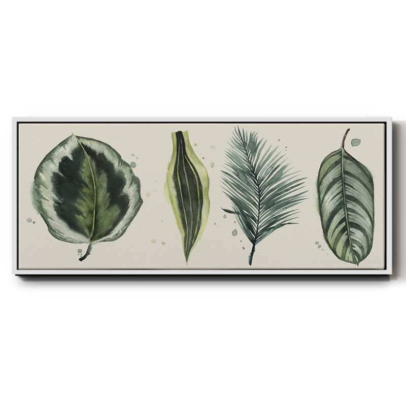 Palm Line- Framed Canvas