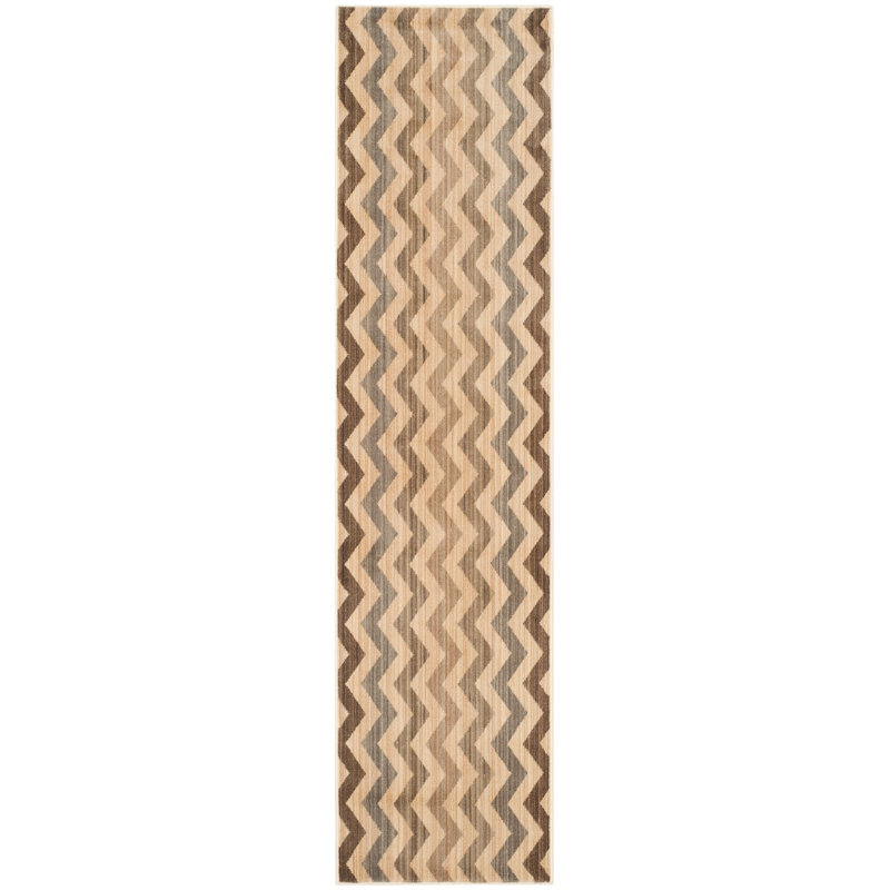 Sarabia Infinity Performance Chevron Rug, Runner 2' x 8'