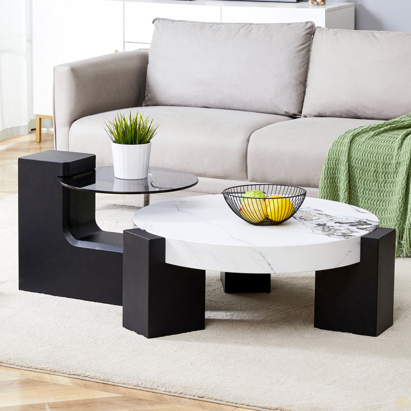 Detachable Double-Decker Coffee Table
