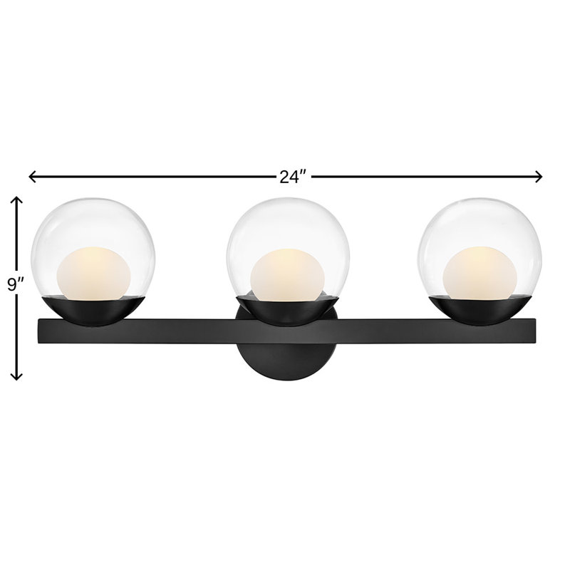 Luminaire de salle de bain Hinkley Sunni, Noir