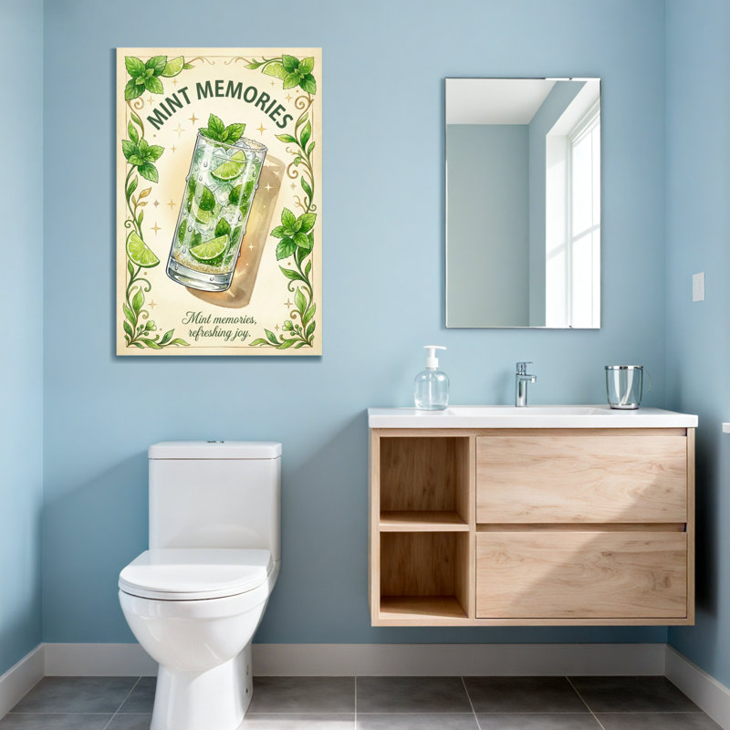 «Fashion Mint Memories Rafraîchissant Joy», art de cocktail