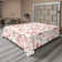 Drap plat à motif floral bohème Ambesonne
