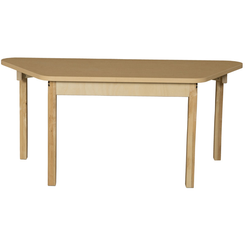 Table d'activité trapézoïdale, H 30 po x l 30 po x P 60 po, Non