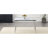 Modern Minimalist Rectangular Dining Table, Suitable For 4-6 People. Tempered Glass Countertop+Lower MDF Board,Imitation Marble Texture, Silver Metal Tapered Legs. Suitable For Minimalist Restaurants.-768176034