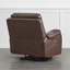 Fauteuil inclinable électrique double en cuir véritable Caritina-123109997