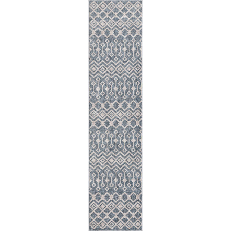 Abstract Indoor Rug, Runner 2' x 8'