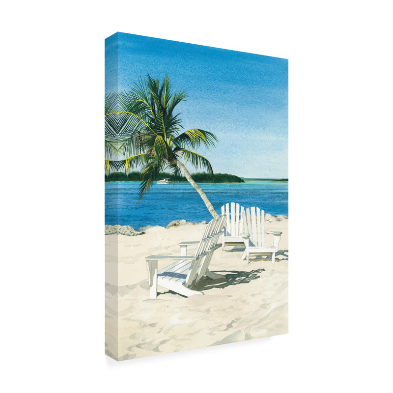 Art sur toile «Paradise» par Linda Roberts, H 32 po x l 22 po x P 2 po