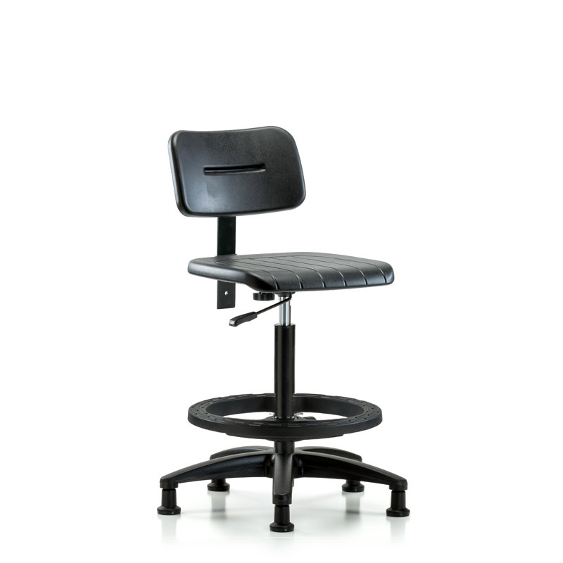 Kaylah Drafting Chair, Glides