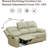 82'' Faux Leather Reclining Sofa-101964113