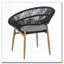 Chaise de salle à manger d'extérieur en osier de style papasan-1767602670