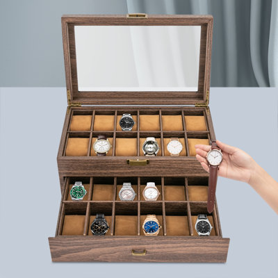 Watch Box, Watch Case For Men Women, Watch Holder Organizer