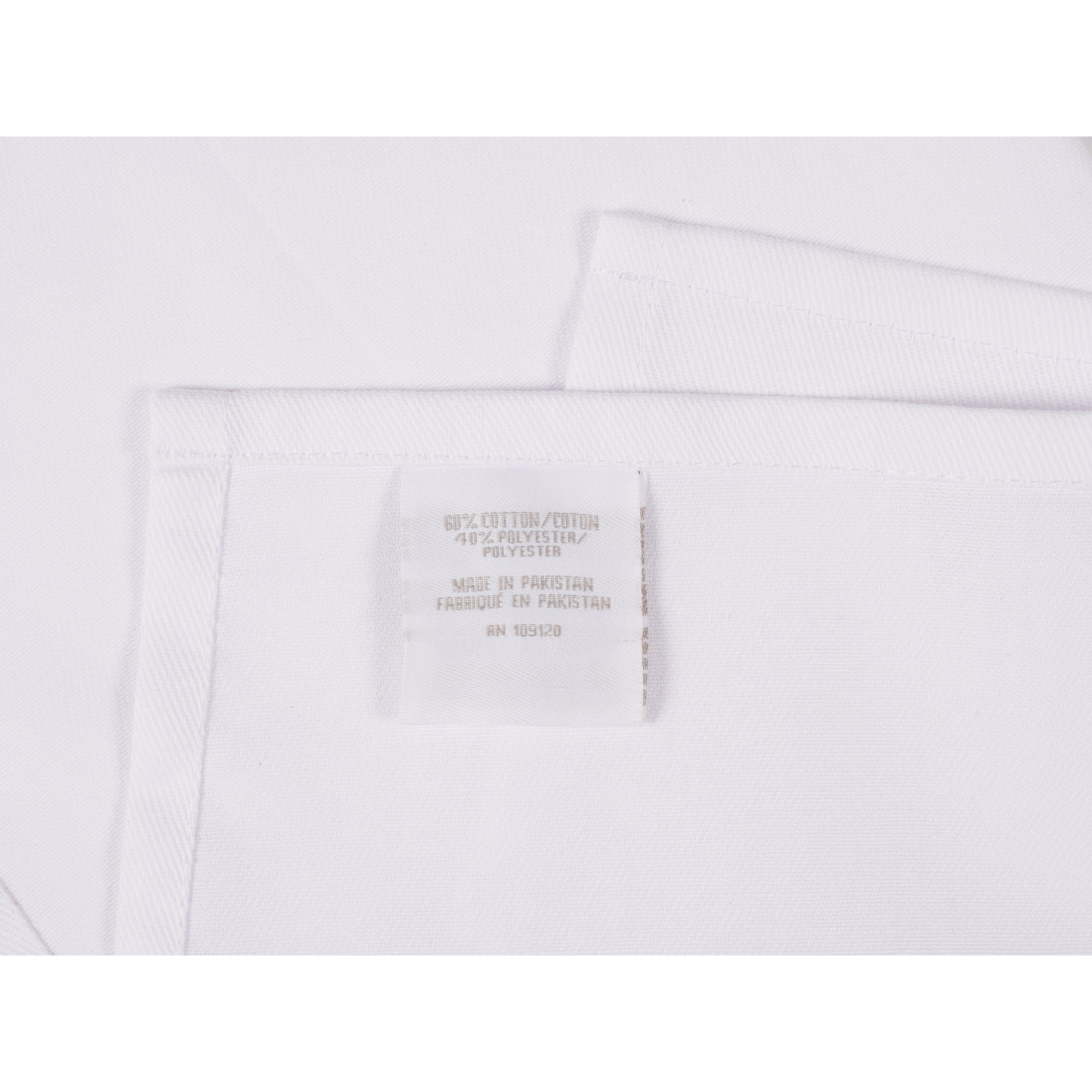 12 Piece Napkin Set, White