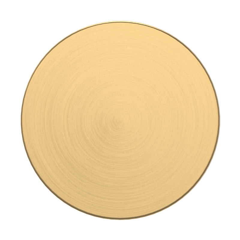 4405 Contemporary Knob, 1.5", Satin Brass