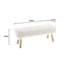Amryis Faux Fur Bench