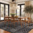 Rambo Geometric Black/Ivory Area Rug-1198745328-1163769021