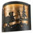 Jakema Steel Flush Mounted Sconce
