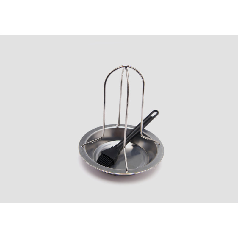GrillPro Stainless Chicken Roaster and Brush