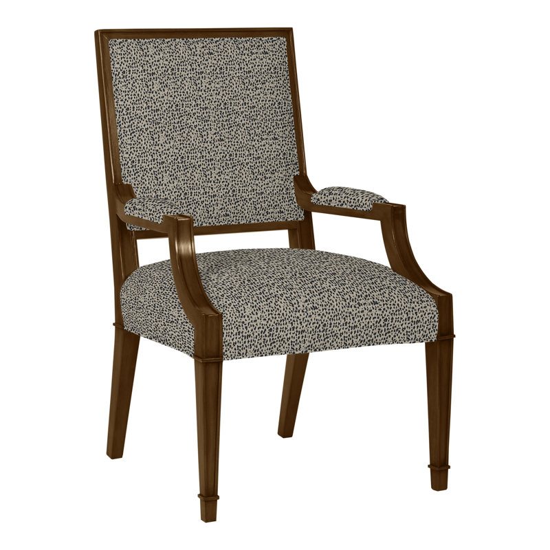 Michael Weiss Leighton Arm Chair, Havana, Impala Storm, No
