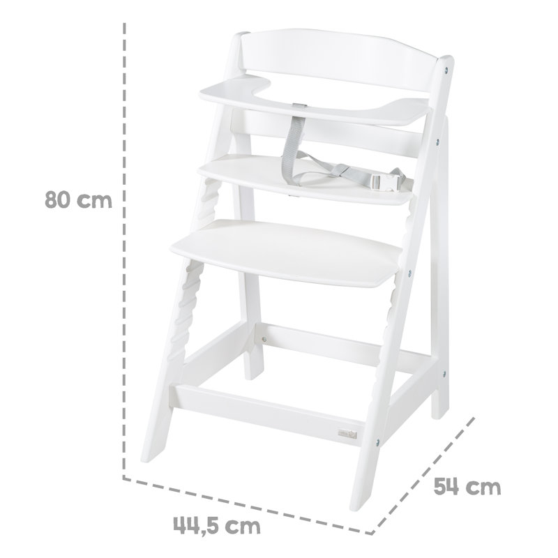Sit Up Flex High Chair, White