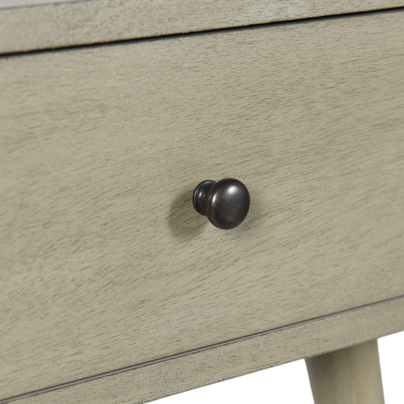 Myleisha Collection Side Table with One Drawer, Gray