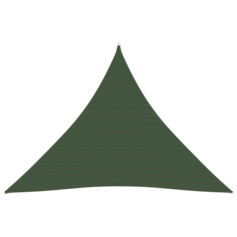 Annavictoria 4.5m x 4.5m Triangular Shade Sail, Dark Green