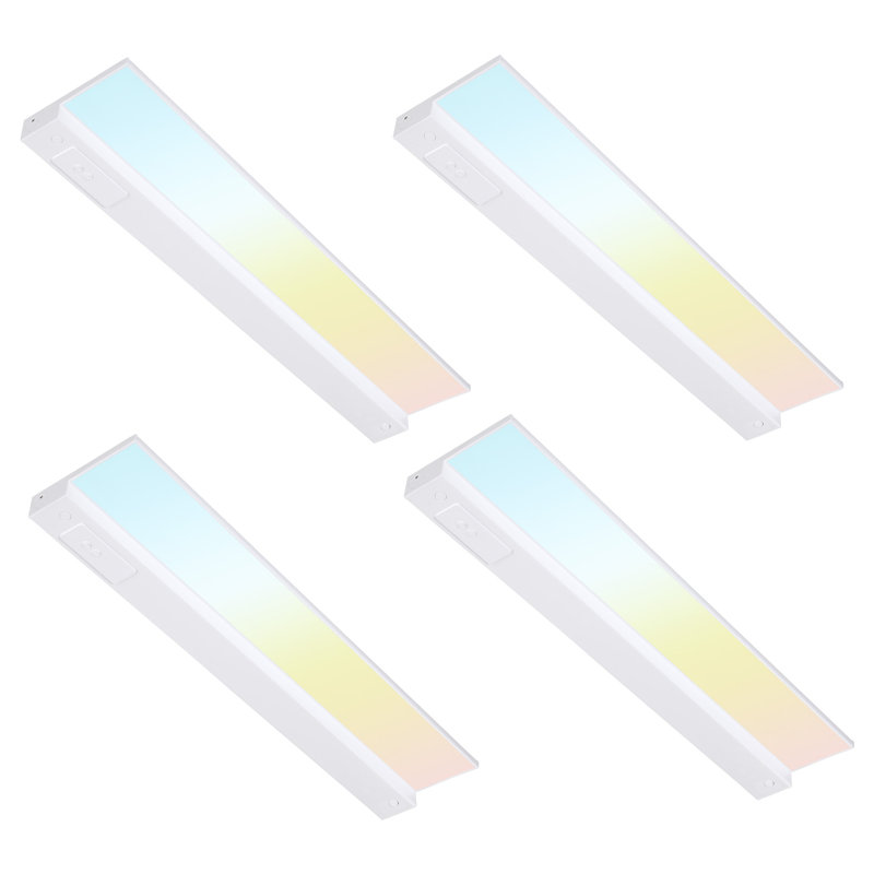EdgeForm 24" Slim LED Under Cabinet Light, Dimmable Linkable, Hardwired or Plug-In