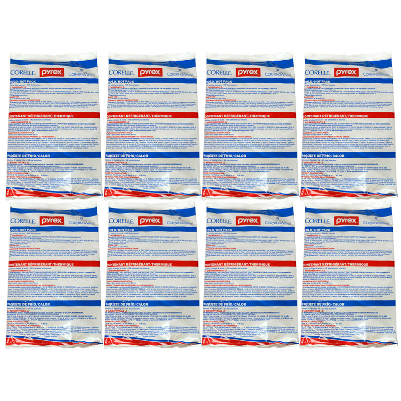 Grand paquet froid / chaud Pyrex 1122295 (paquet de 8)