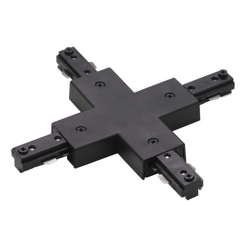 X Track Connector, Black
