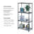 Industrial 4 SHelf Shelving Unit Starter-947396452