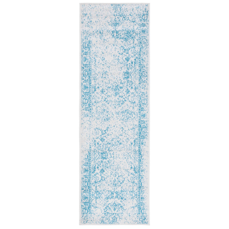 Olius Performance Floral Rug, Runner 2'6" x 8'