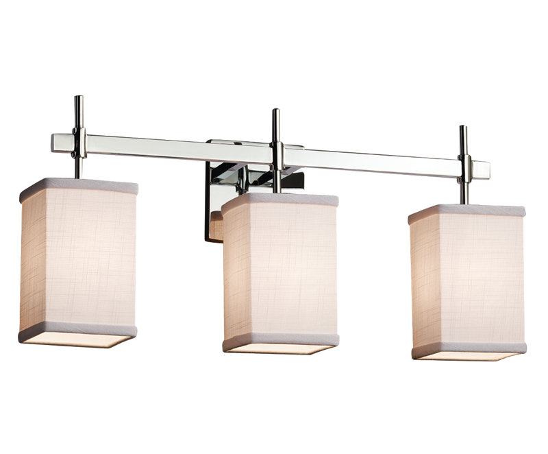 Geoffroy 3 - Light Dimmable Bath Bar, Polished Chrome, White