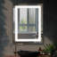 Miroir de salle de bain à cadre rectangulaire avec anti-buée Gilvira-552258851