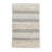 Woven Texture Stripe Bath Rug Grey 22X58"