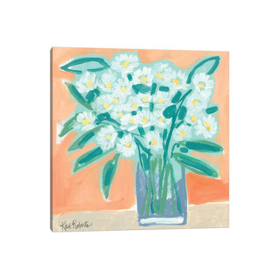 Flowers Tell Me Secrets by Kait Roberts - Wrapped Canvas Painting