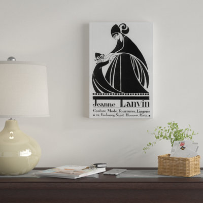 «Jeanne Lanvin Fashions», impression sur toile