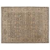 One-of-a-Kind Rectangle 9'1" X 11'8" Hand Knotted Area Rug