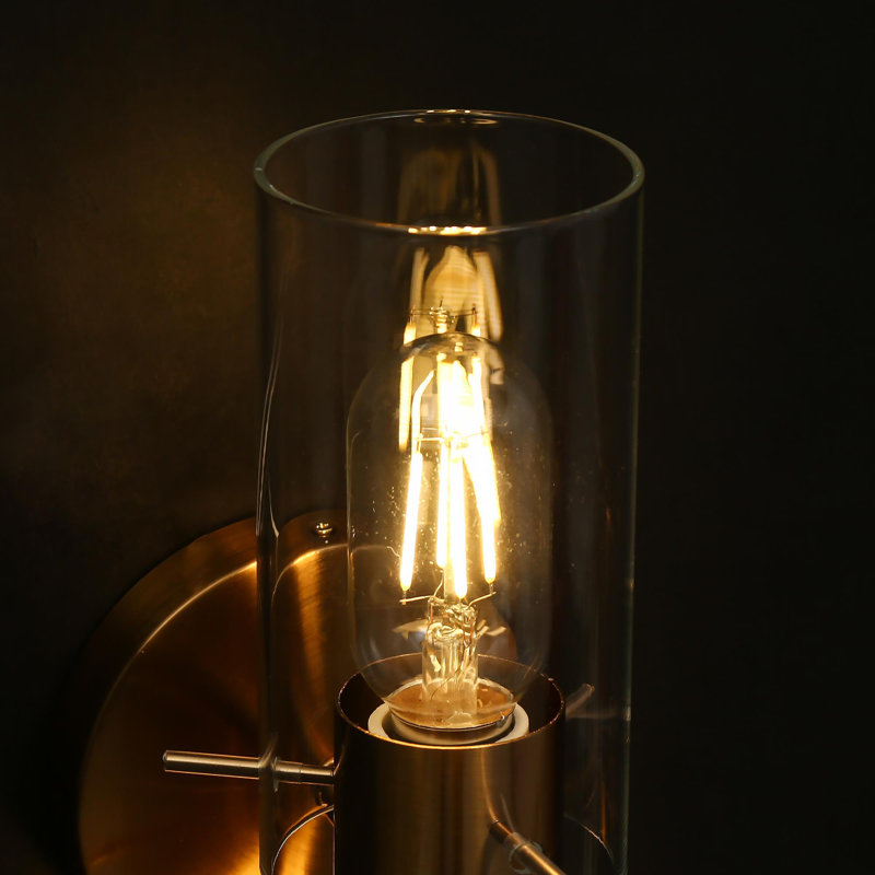1- Light 13.4'' H Iron Wall Sconce